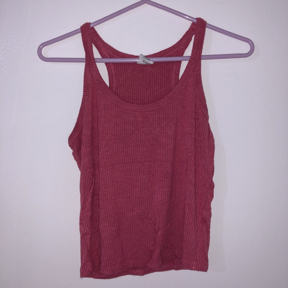Ribbed Pink TankTop